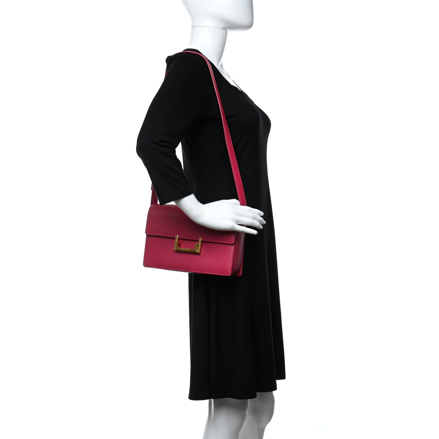 Calfskin Medium Classic Lulu Bag Pink