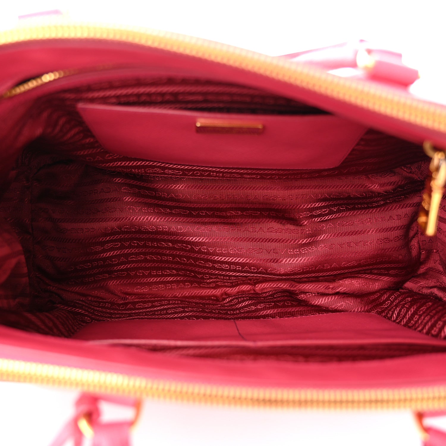 Prada Saffiano Medium Galleria Double Zip Tote Peonia 5 of 11