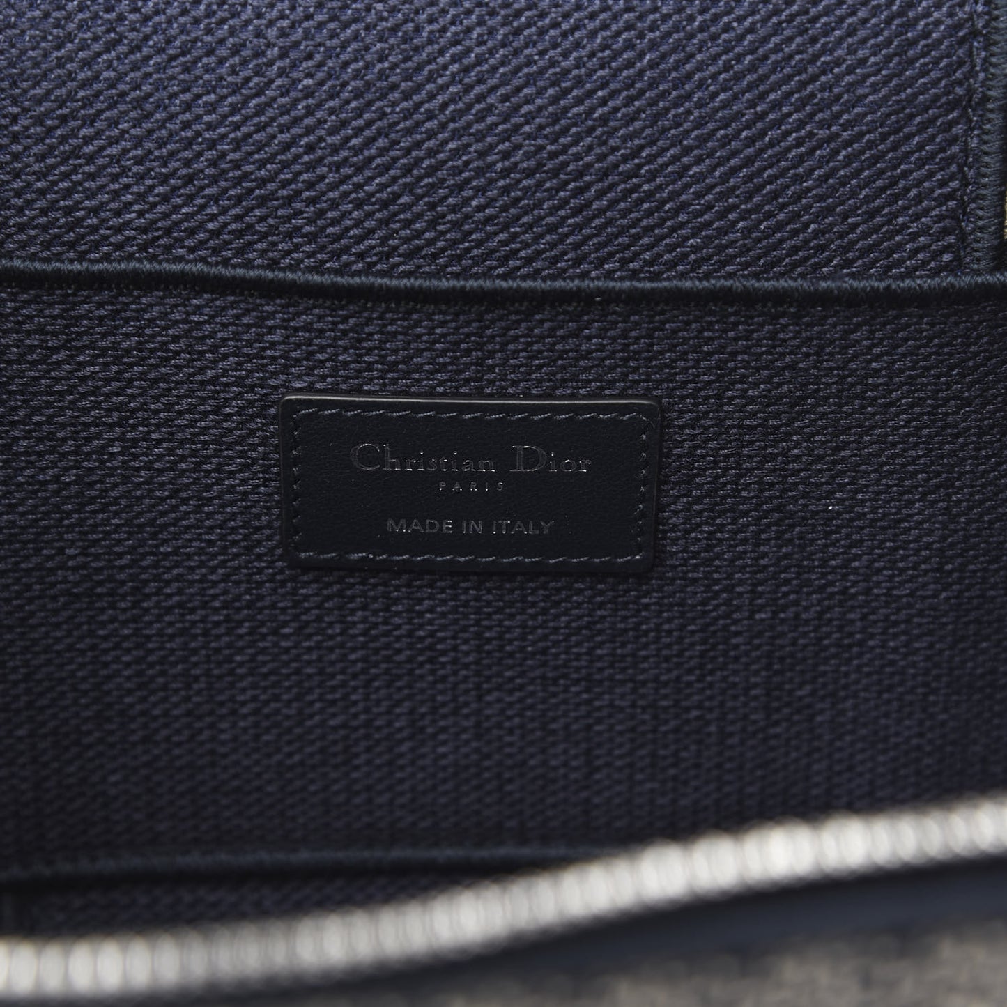 Oblique Diortravel Vanity Case Blue