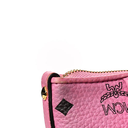 MCM Visetos Large Shopper Tote Pink 7 of 7