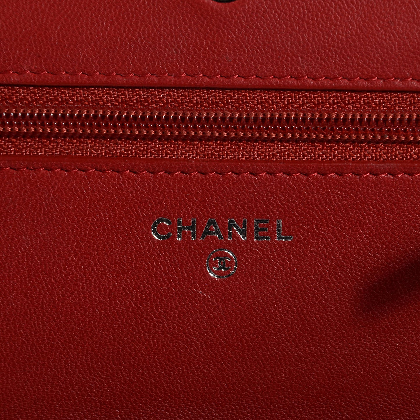 Lambskin Quilted Wallet On Chain WOC Red Pink