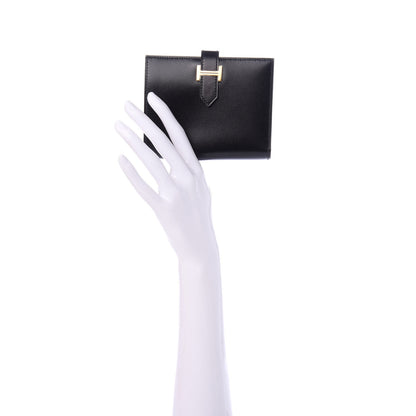 Hermes Box Bearn Compact Wallet Black 2 of 7
