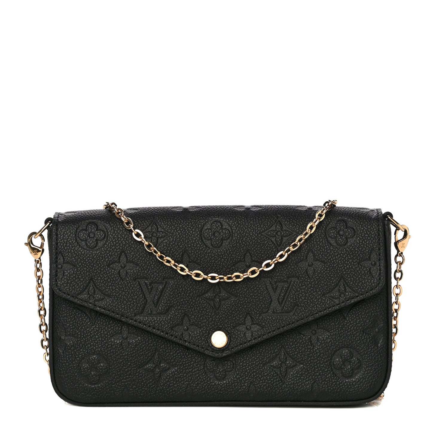 Empreinte Pochette Felicie Chain Wallet Black