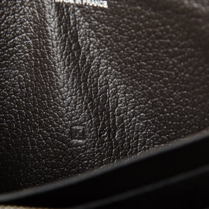 Hermes Ostrich Azap Wallet Chocolate 7 of 7