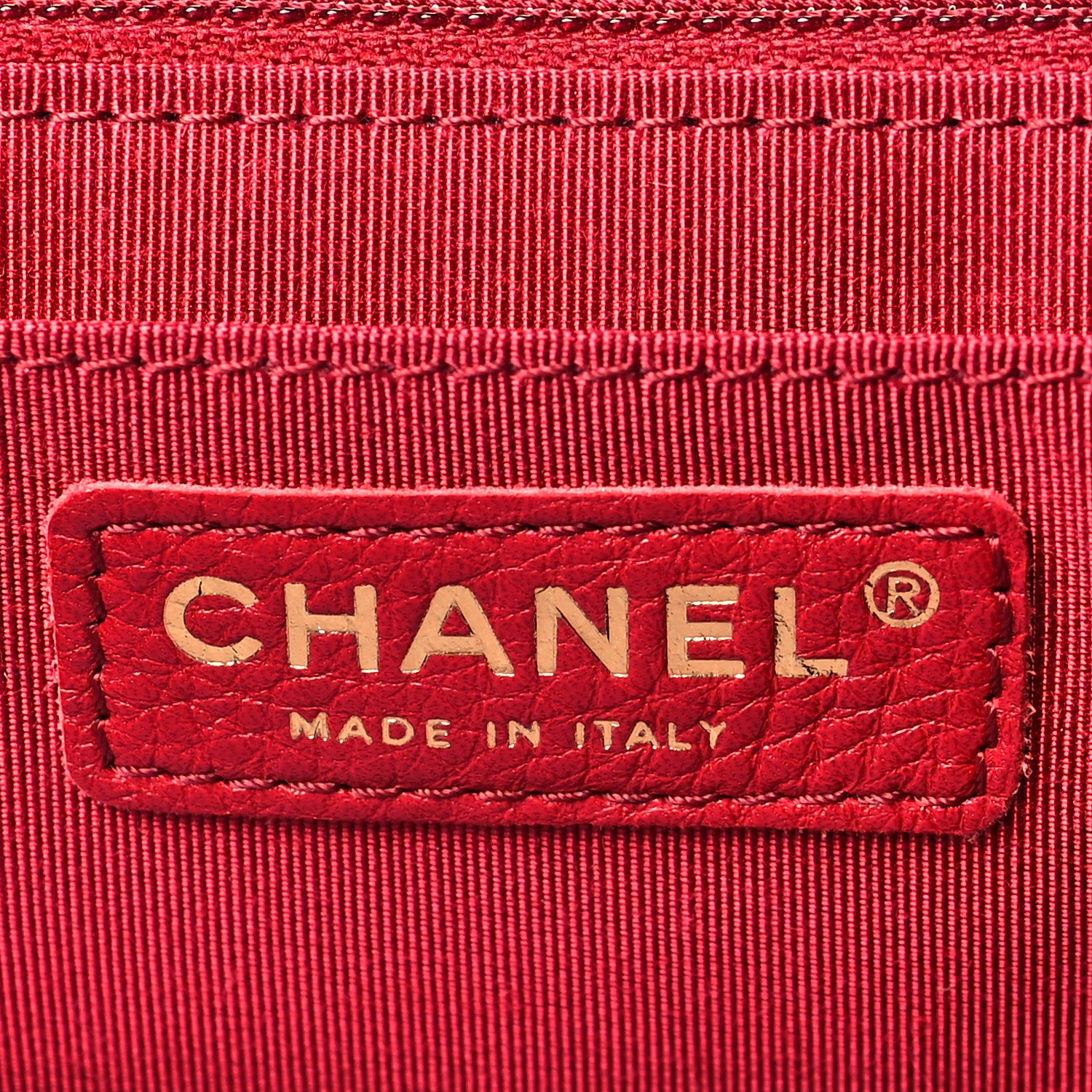 Chanel Calfskin Quilted Small XXL Travel Flap Bag Red 6 of 11
