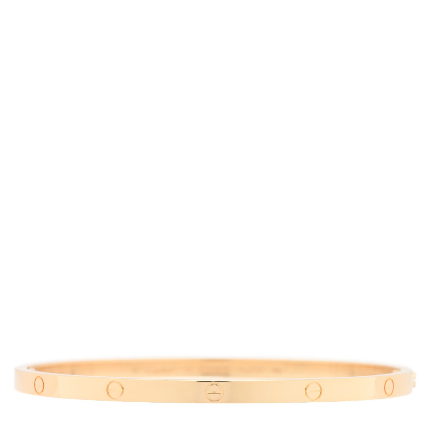 Cartier 18K Yellow Gold Small LOVE Bracelet 18 1 of 3