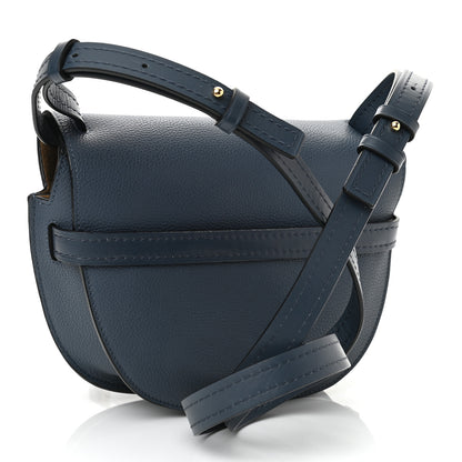 Loewe Grained Calfskin Small Gate Crossbody Bag Steel Blue 3 of 10