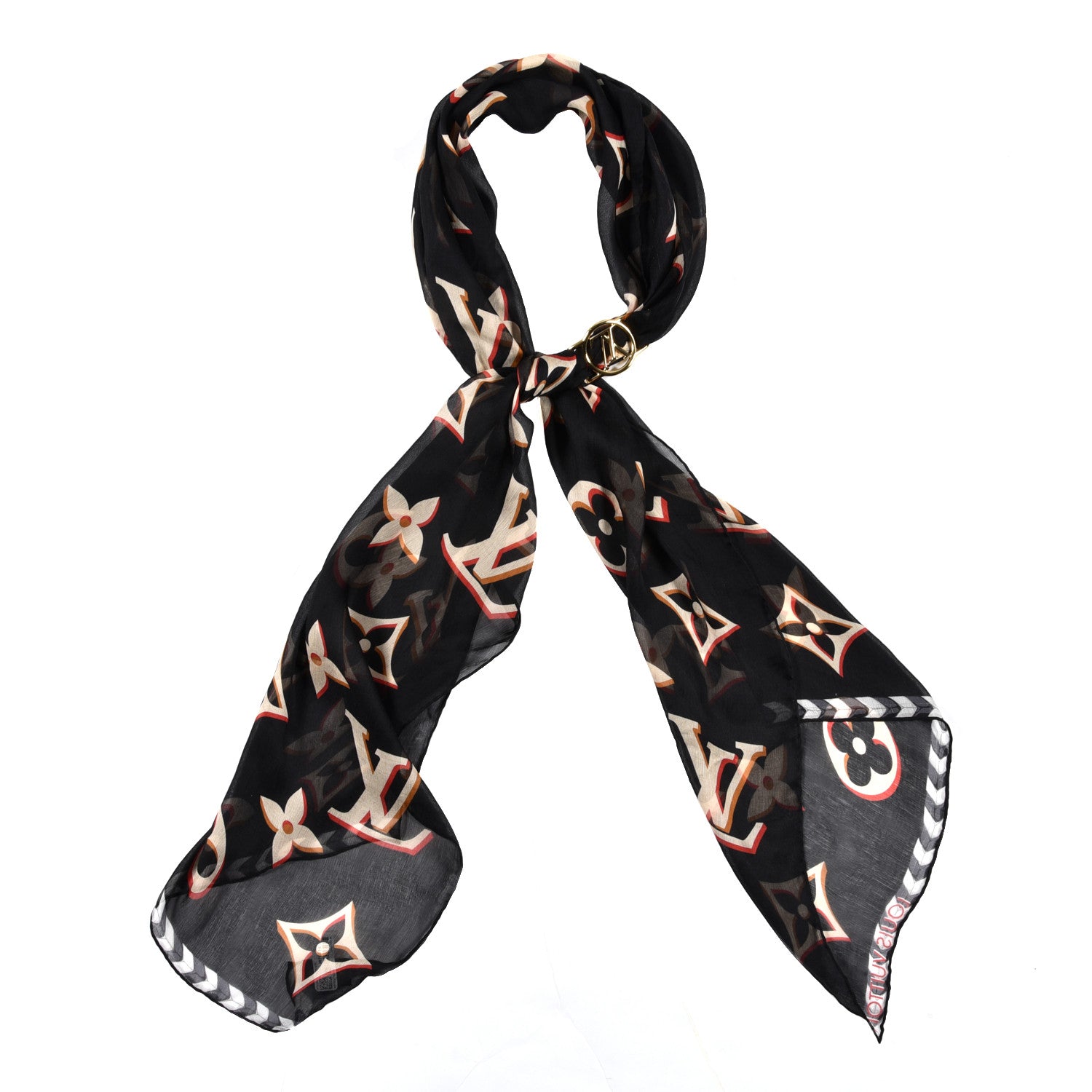 Louis Vuitton Giant Monogram Overgram LV Envy Bandeau Black 1 of 6
