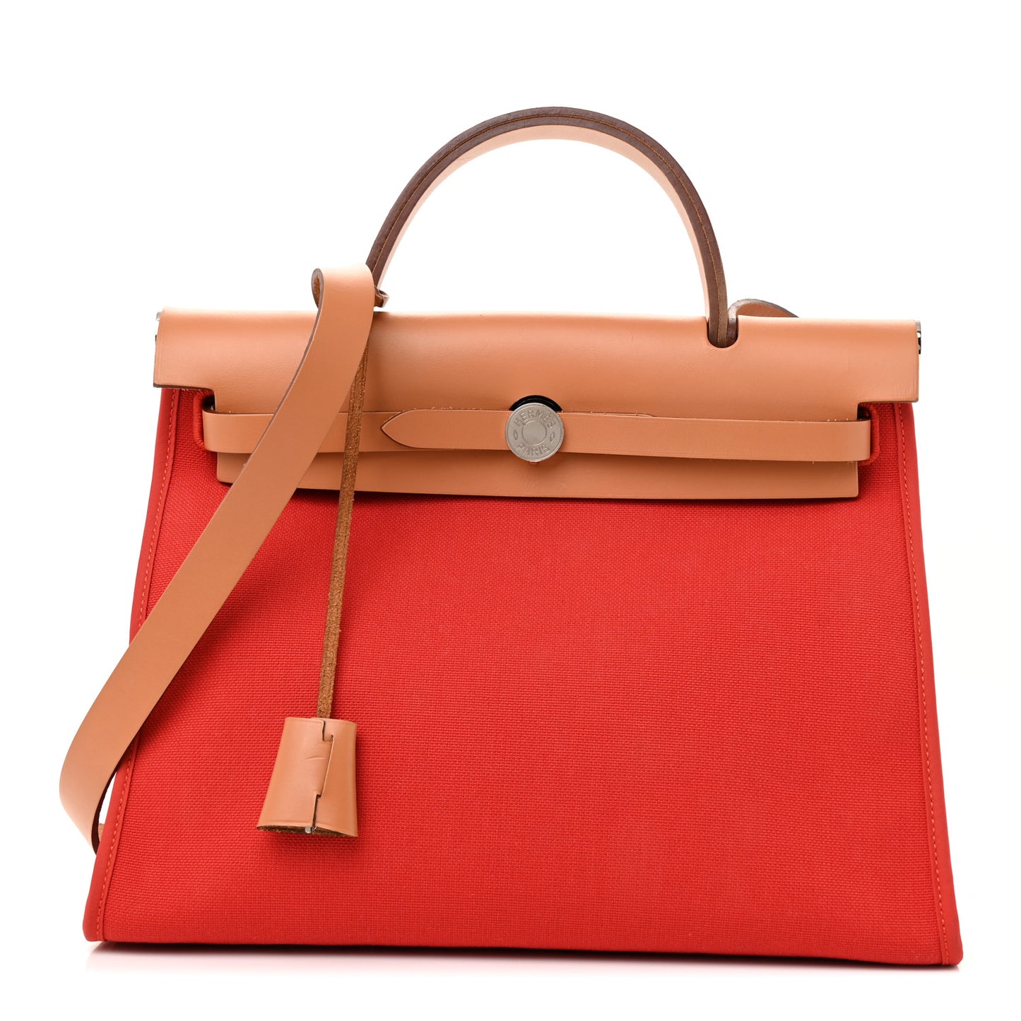 Military Vache Hunter Toile Herbag Zip 31 PM Rouge Tomate Natural