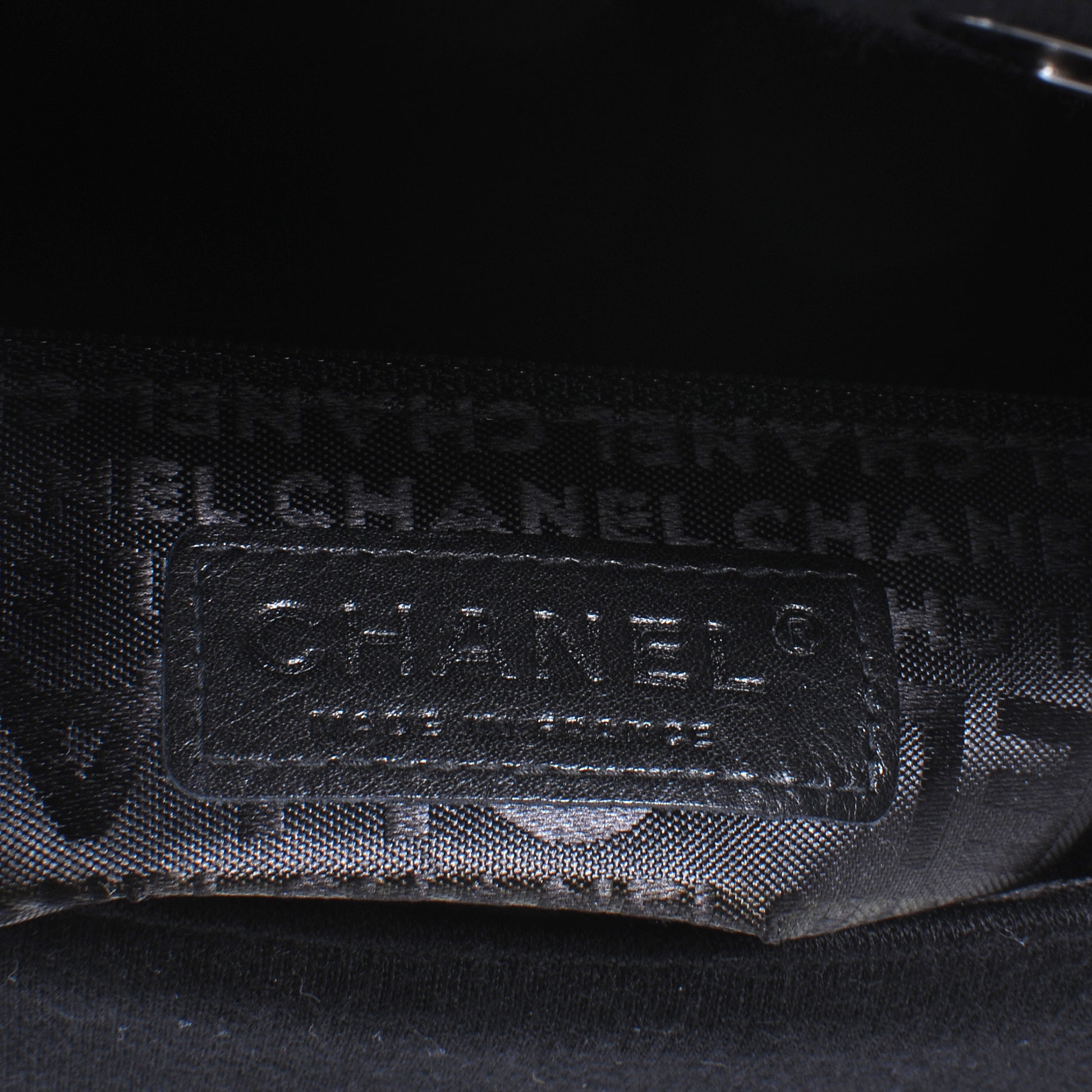 Chanel Jersey CC Pyramid Stud Flap Black 6 of 9