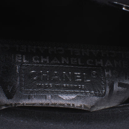 Chanel Jersey CC Pyramid Stud Flap Black 6 of 9