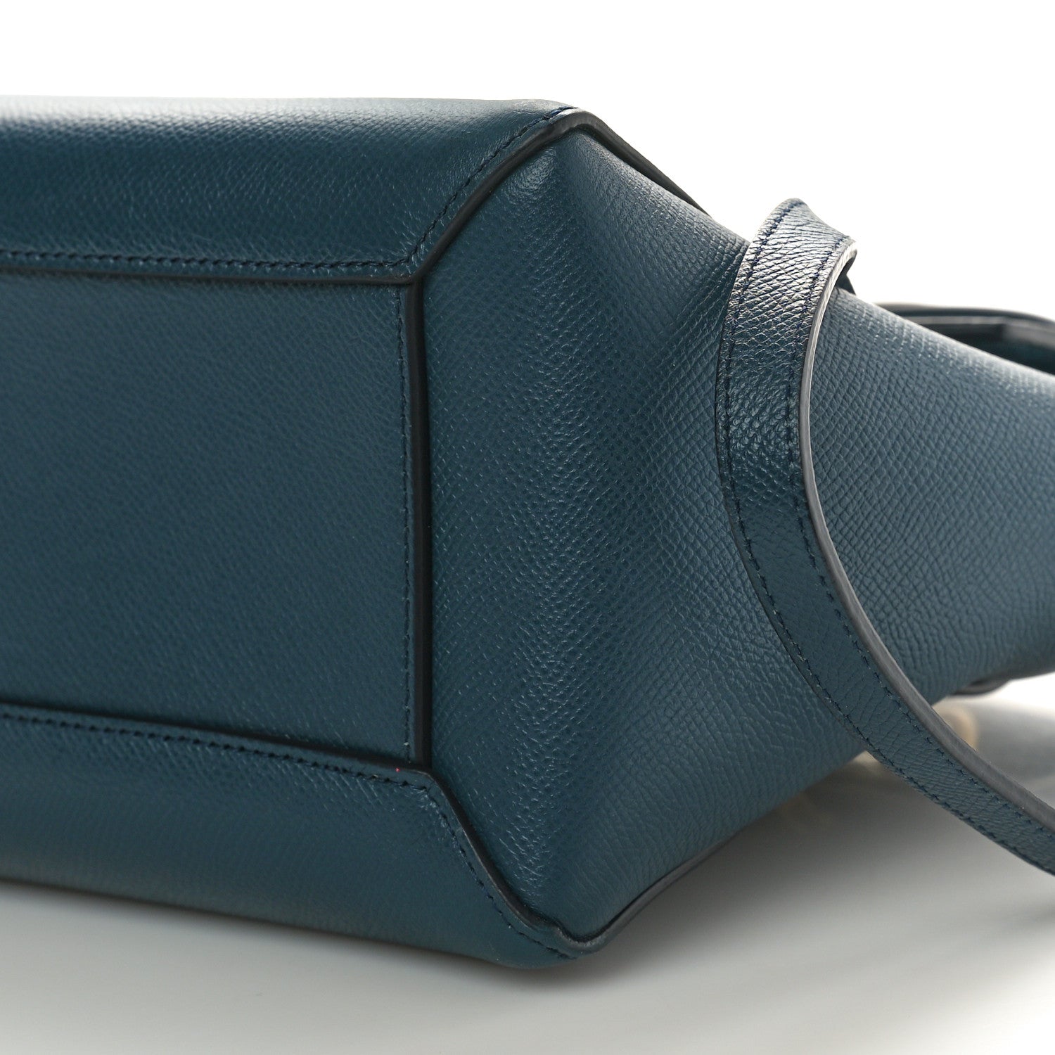 Celine Baby Grained Calfskin Micro Belt Bag Deepsea 9 of 9