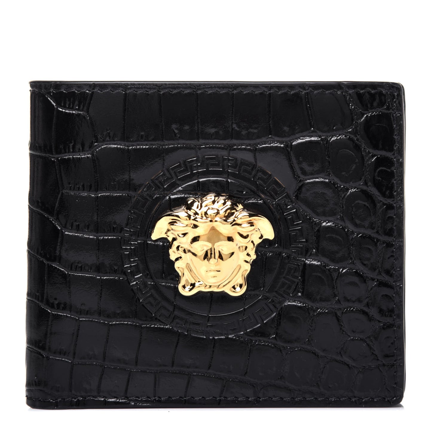 Nappa Logo Bi-Fold Wallet Black