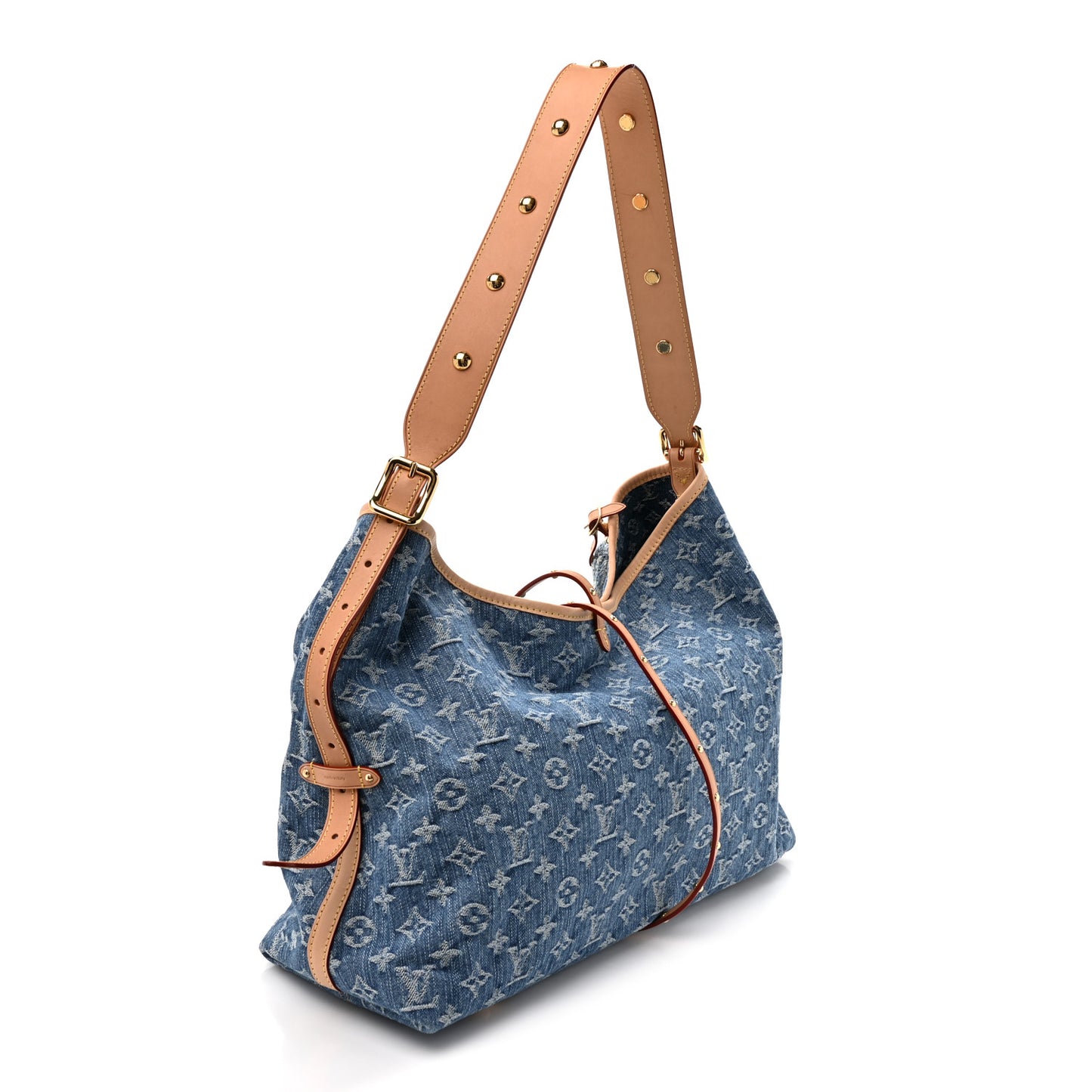 Monogram Denim CarryAll MM Blue