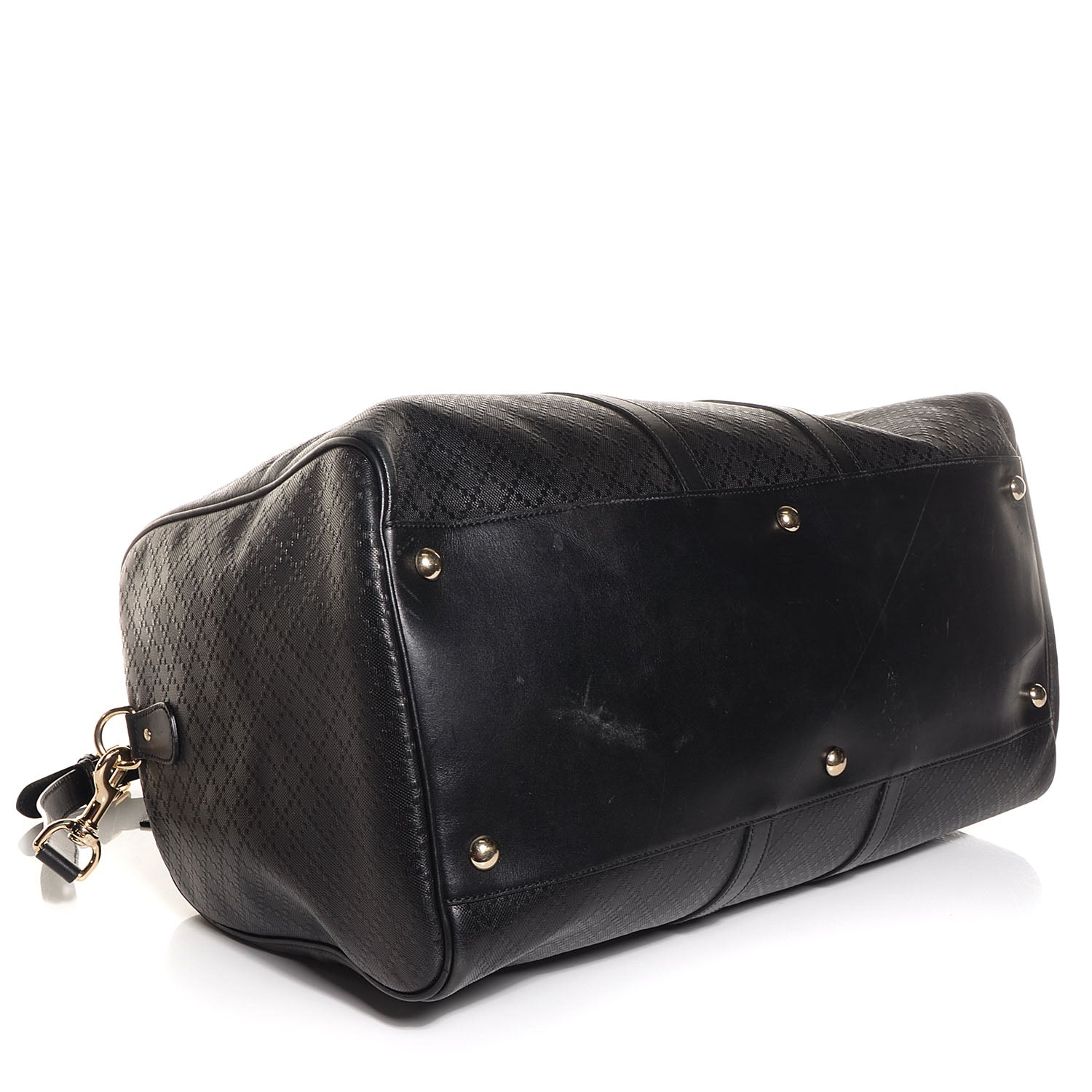 Gucci Bright Diamante Large Carry On Duffle Black 4 of 9