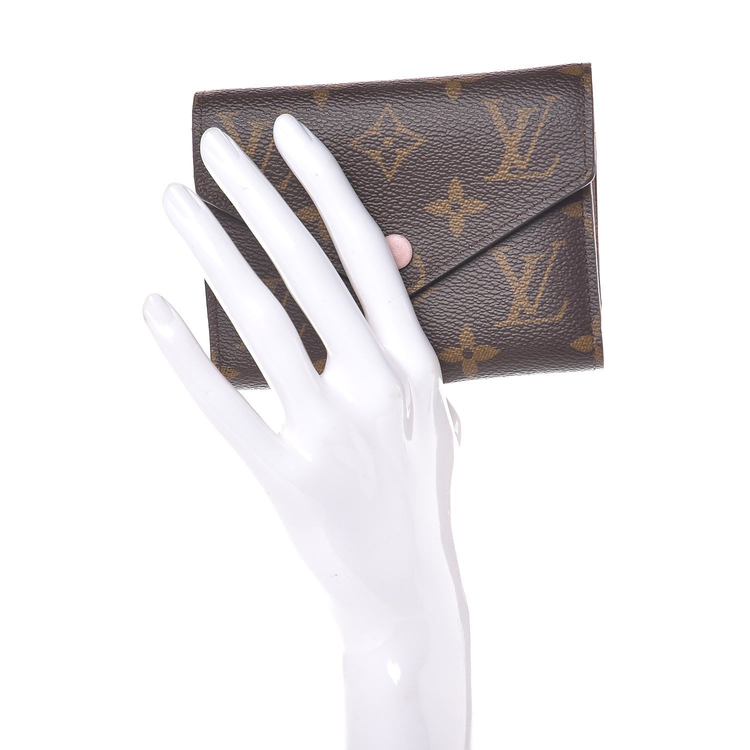 Louis Vuitton Monogram Victorine Wallet Rose Ballerine 2 of 9