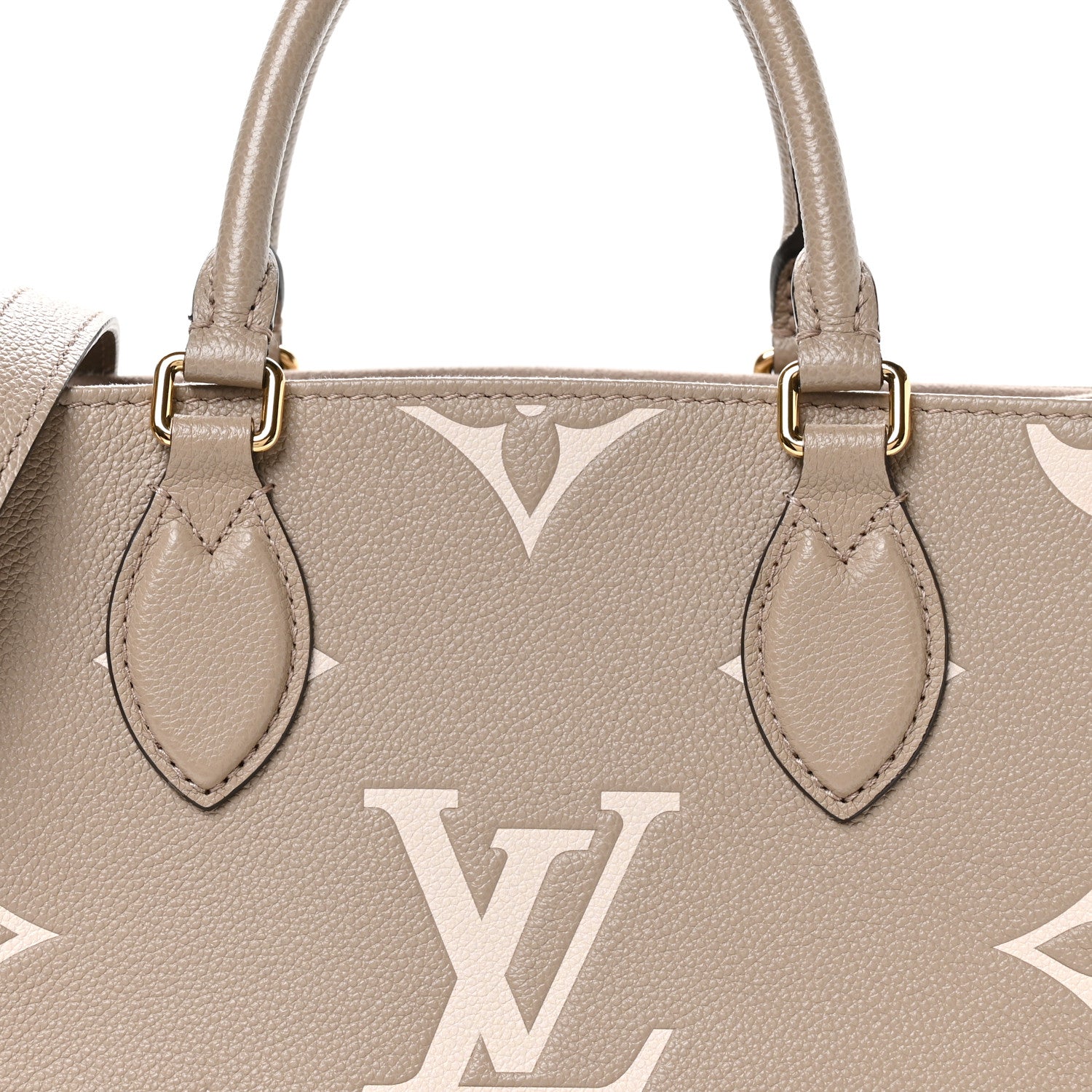 Louis Vuitton Empreinte Monogram Giant Onthego PM Tourterelle Creme 7 of 10