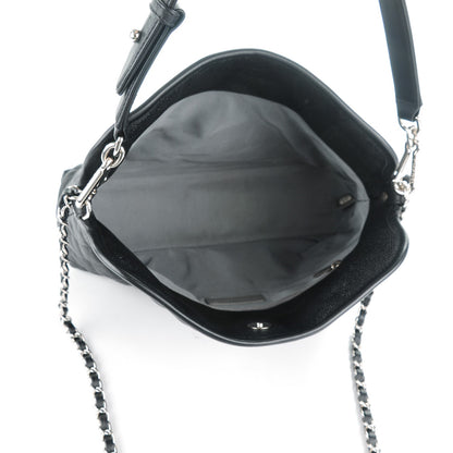 Chanel Caviar Quilted French Riviera Hobo Black 5 of 7