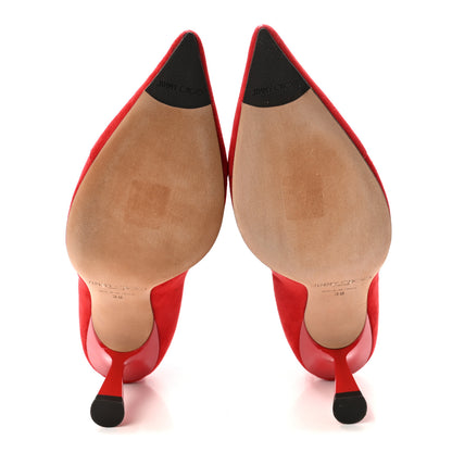Jimmy Choo Suede Kix Boots 38 Red 6 of 8