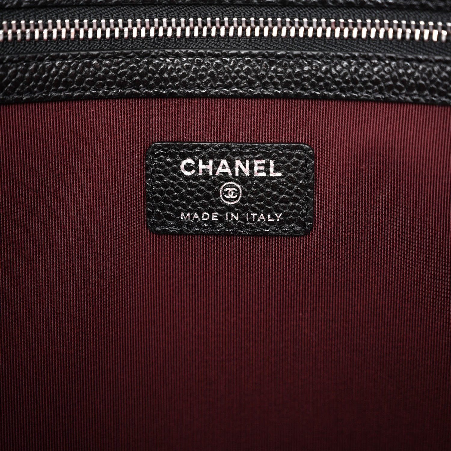 Chanel Caviar Quilted XL Cosmetic Case Black 6 of 7