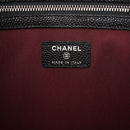 Chanel Caviar Quilted XL Cosmetic Case Black 6 of 7