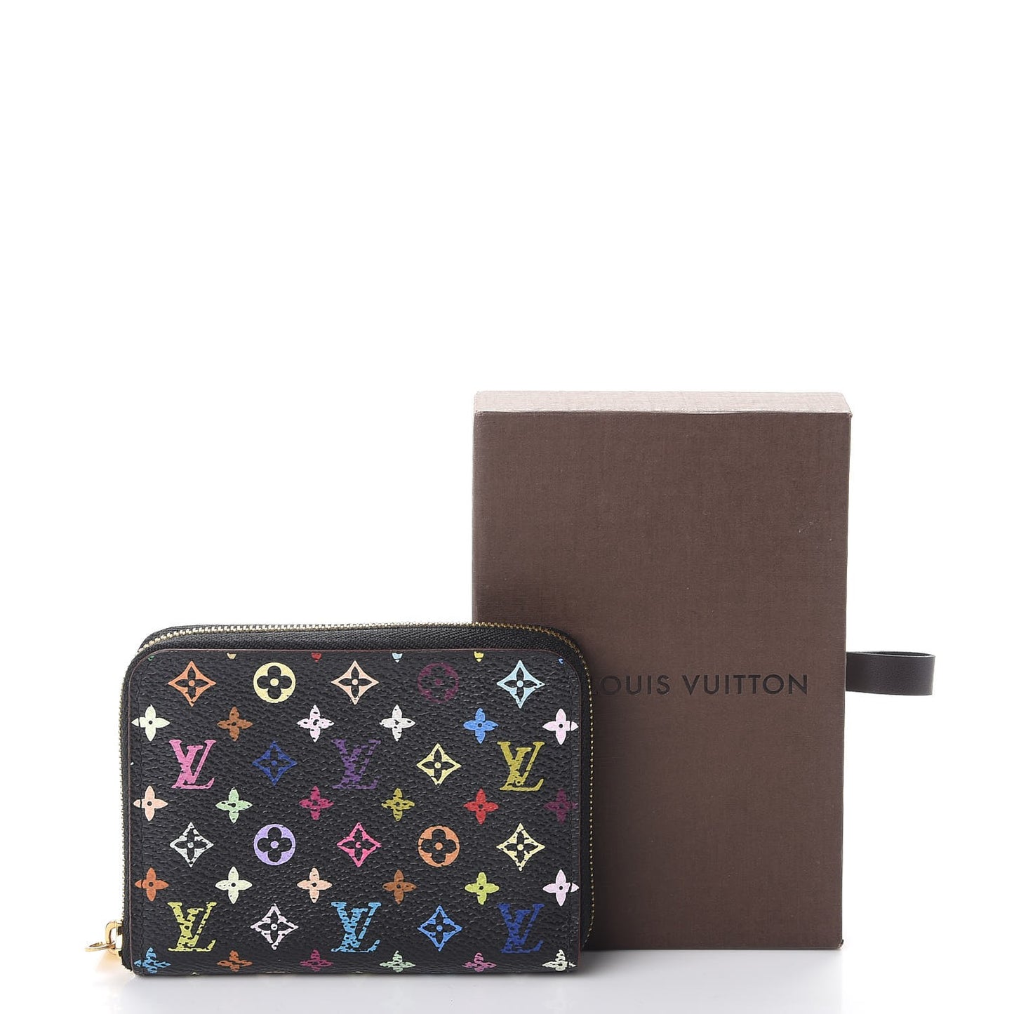 Monogram Multicolor Zippy Coin Purse Black Grenade