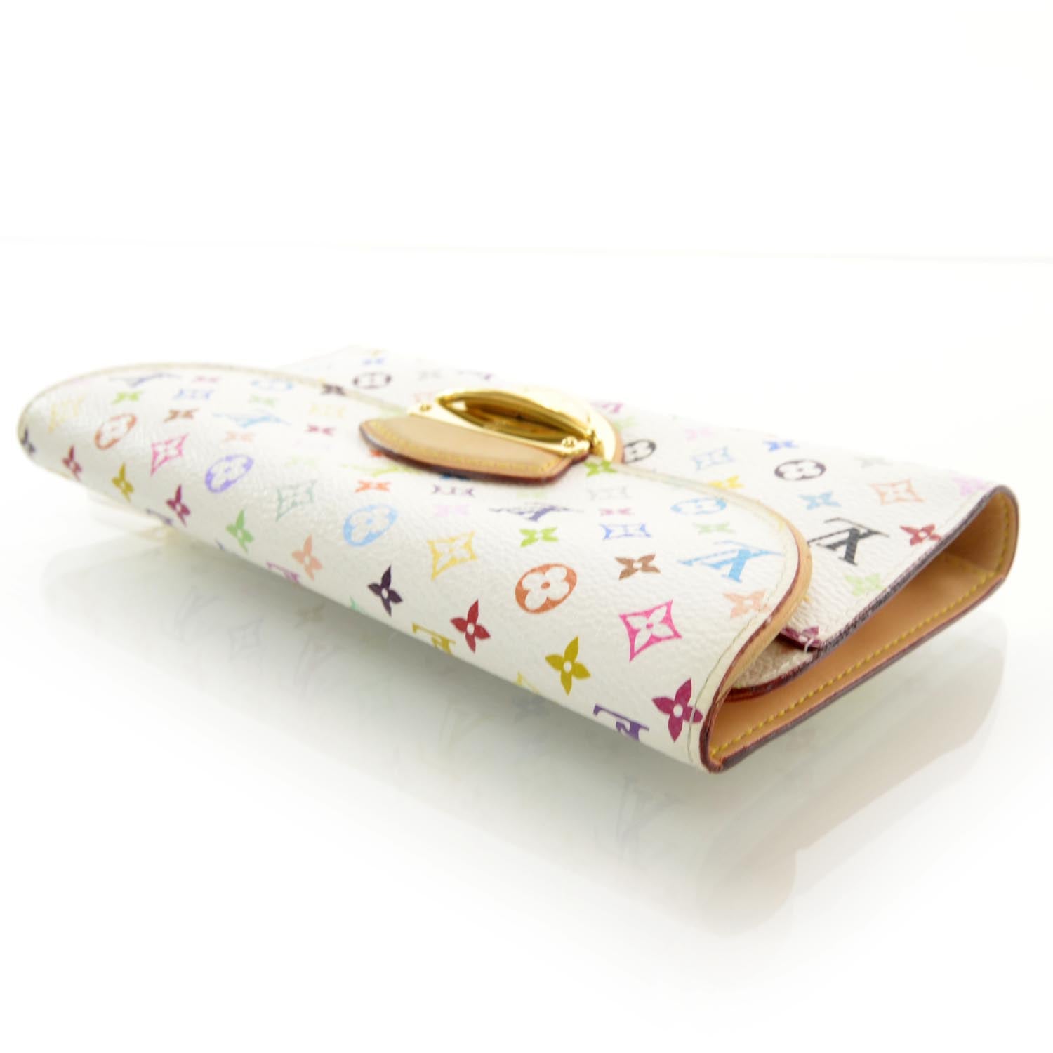 Louis Vuitton Monogram Multicolor Eugenie Wallet White 3 of 8