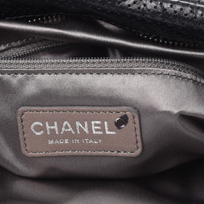 Chanel Lambskin Perforated Large Ultimate Soft Tote Black 6 of 8