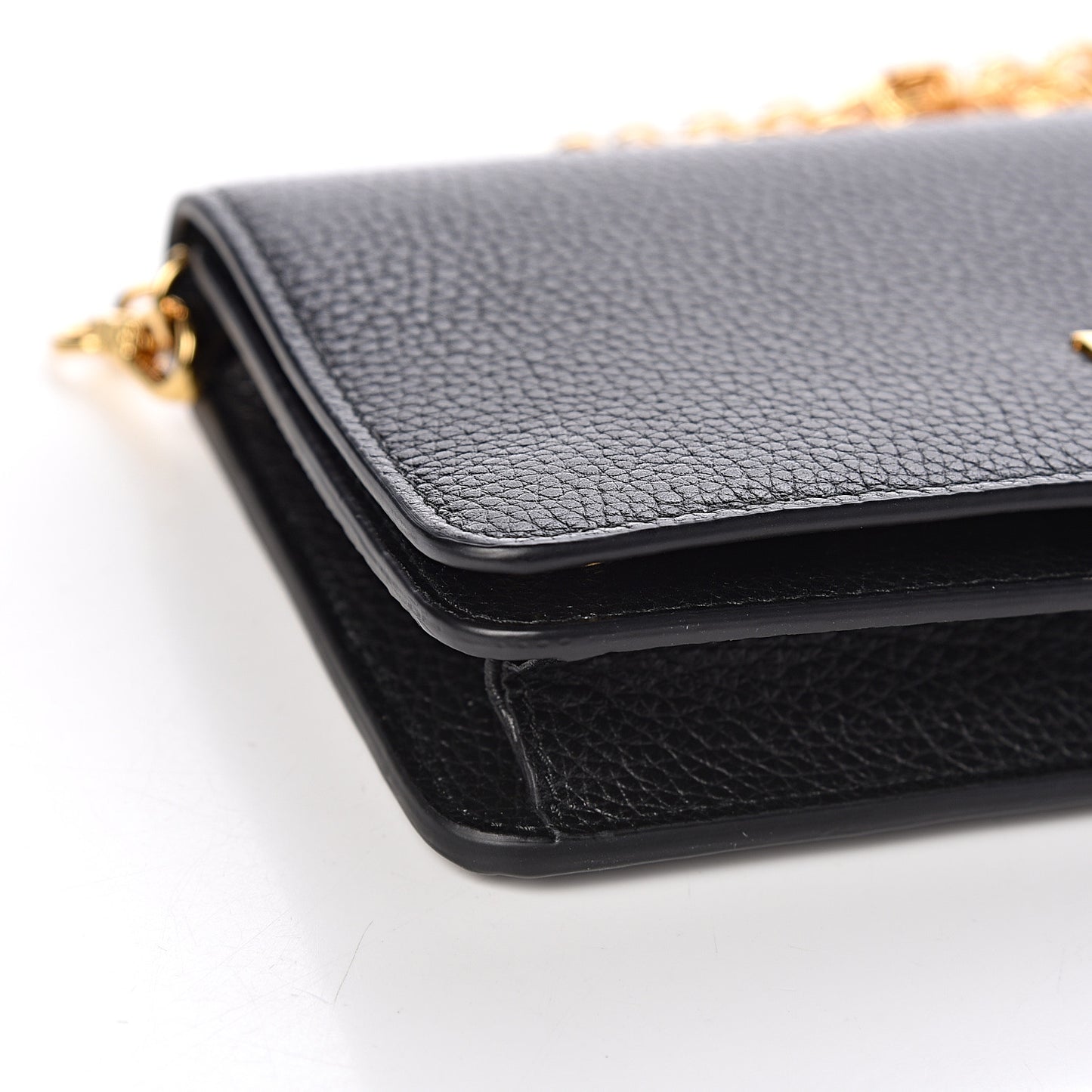 Vitello Daino Mini Crossbody Bag Black