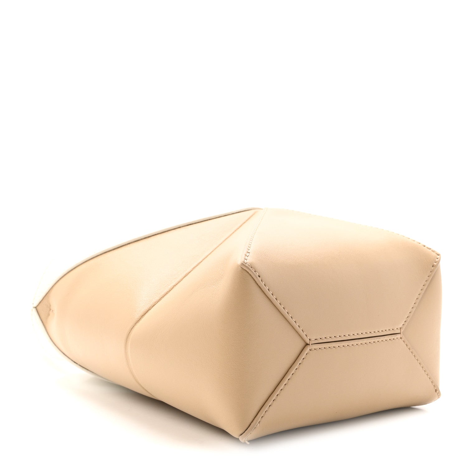 Loewe Shiny Calfskin Mini Puzzle Fold Tote Soft White Paper Craft 4 of 10