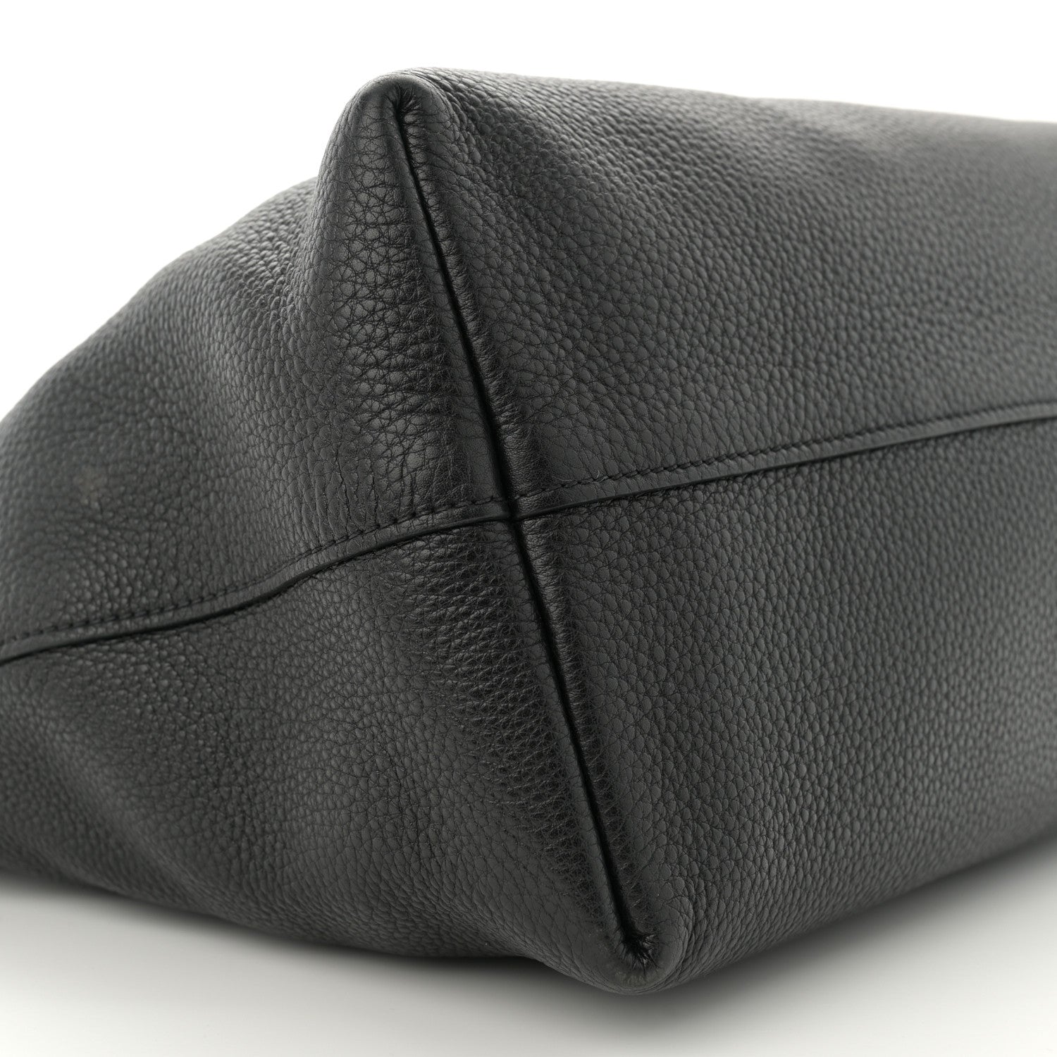 Prada Vitello Daino Pocket Shopping Tote Black 9 of 12