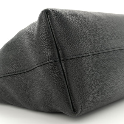 Prada Vitello Daino Pocket Shopping Tote Black 9 of 12