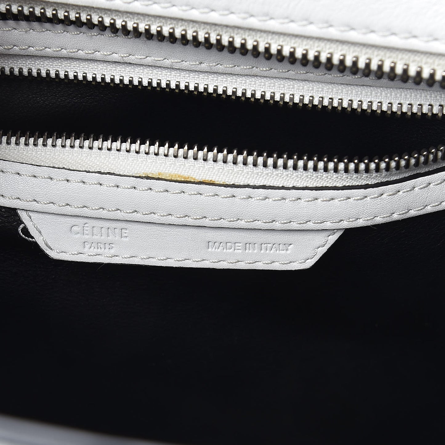Calfskin Micro Luggage White