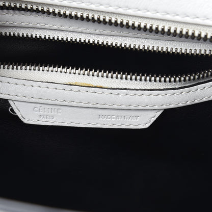 Celine Calfskin Micro Luggage White 5 of 12