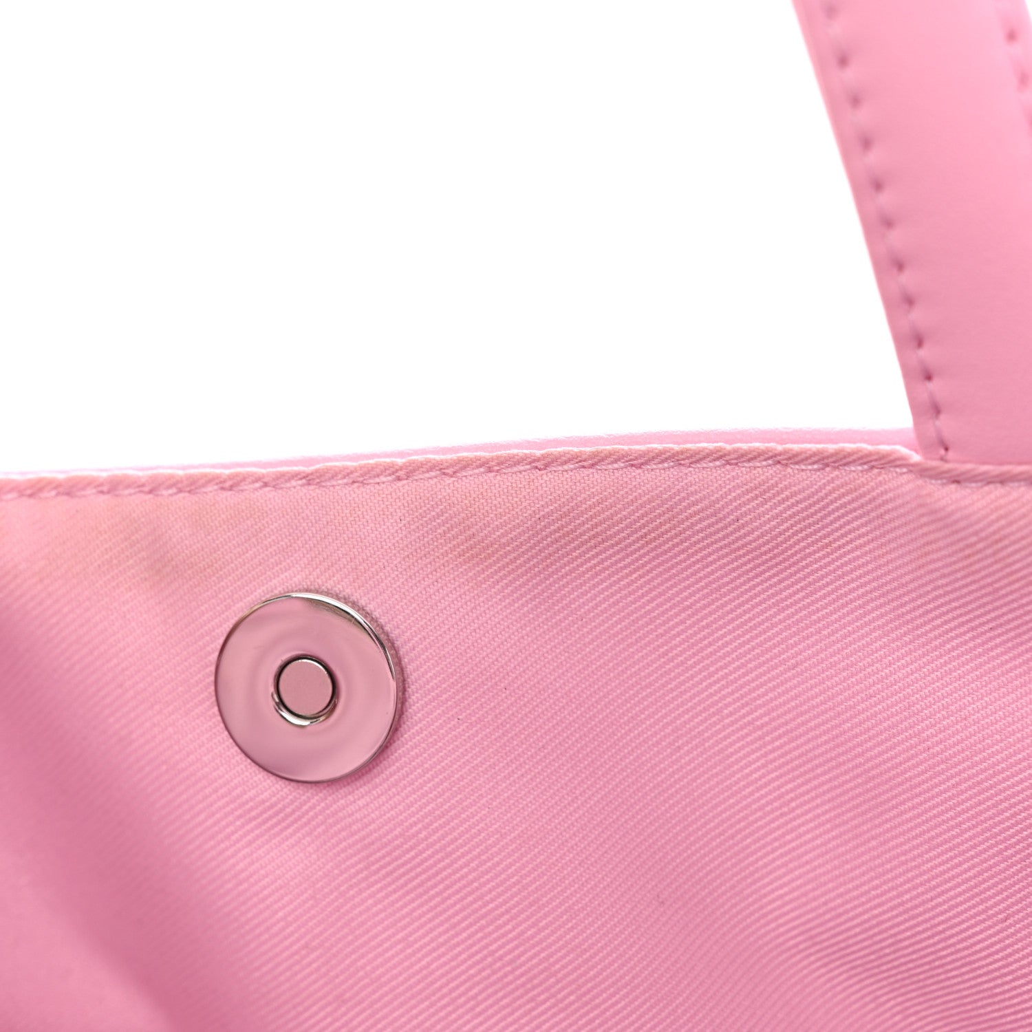 Telfar Vegan Leather Medium Shopping Bag Bubblegum 13 of 13