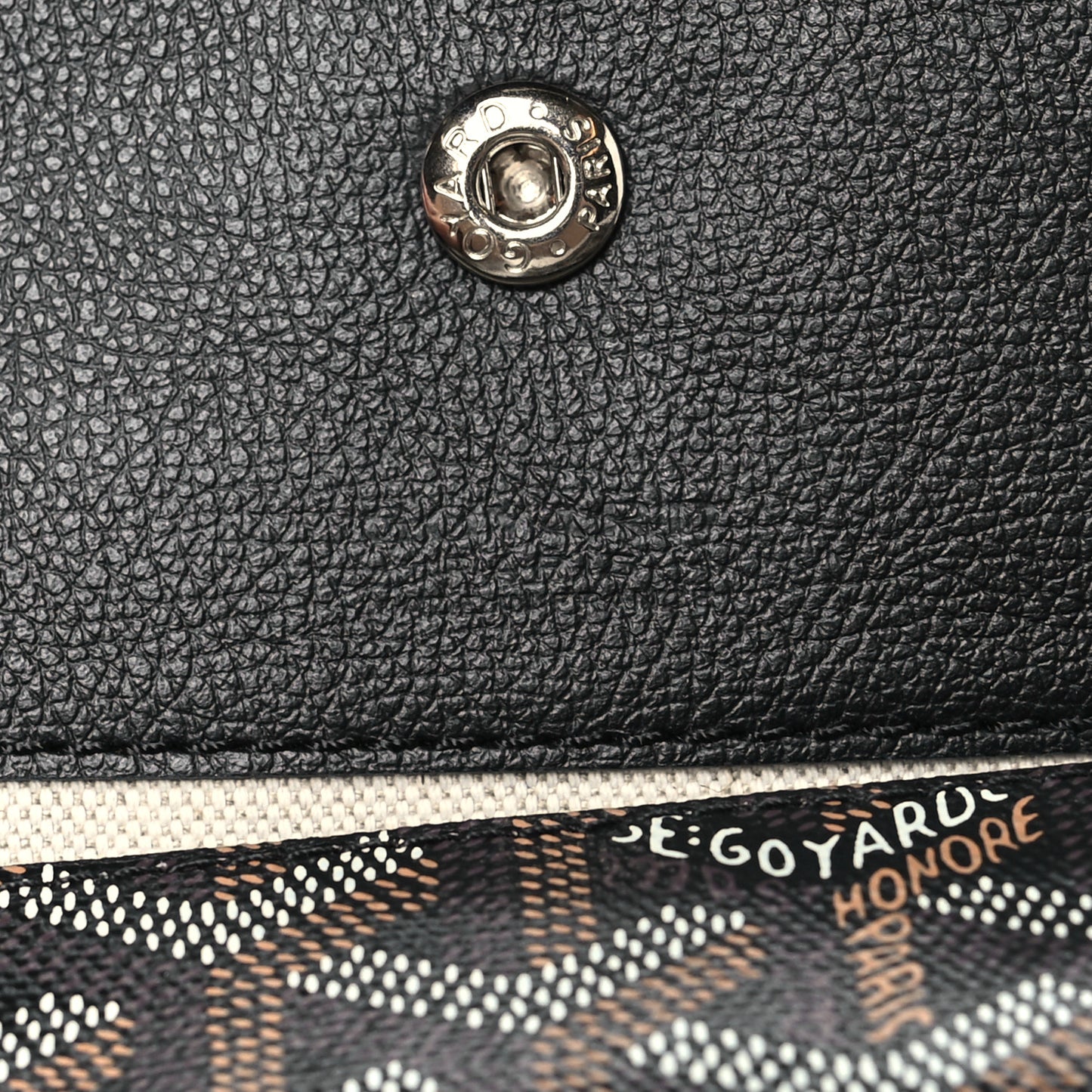 Goyardine Boheme Hobo Black