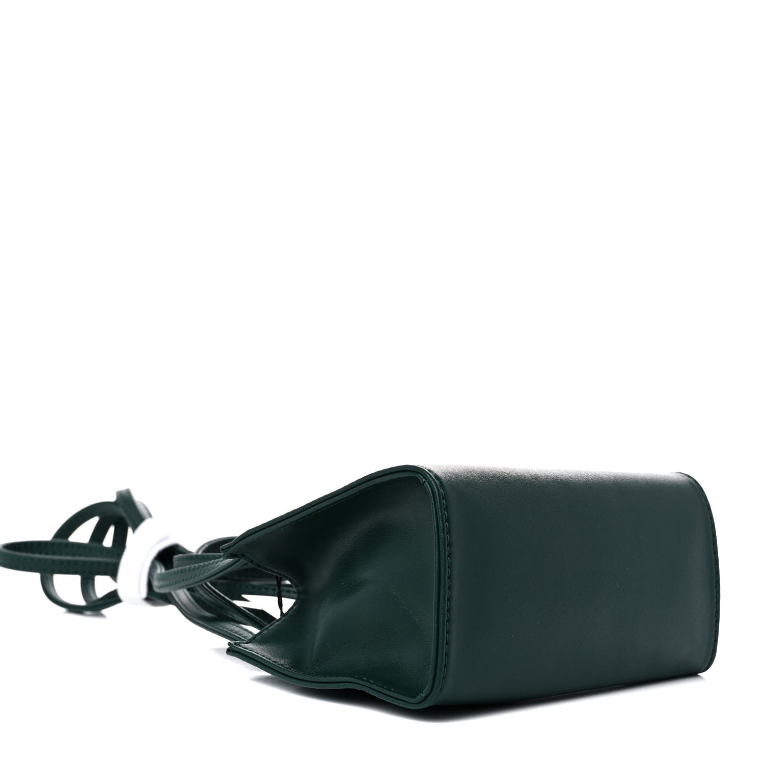 Telfar Vegan Leather Small Shopping Bag Dark Olive 4 of 8