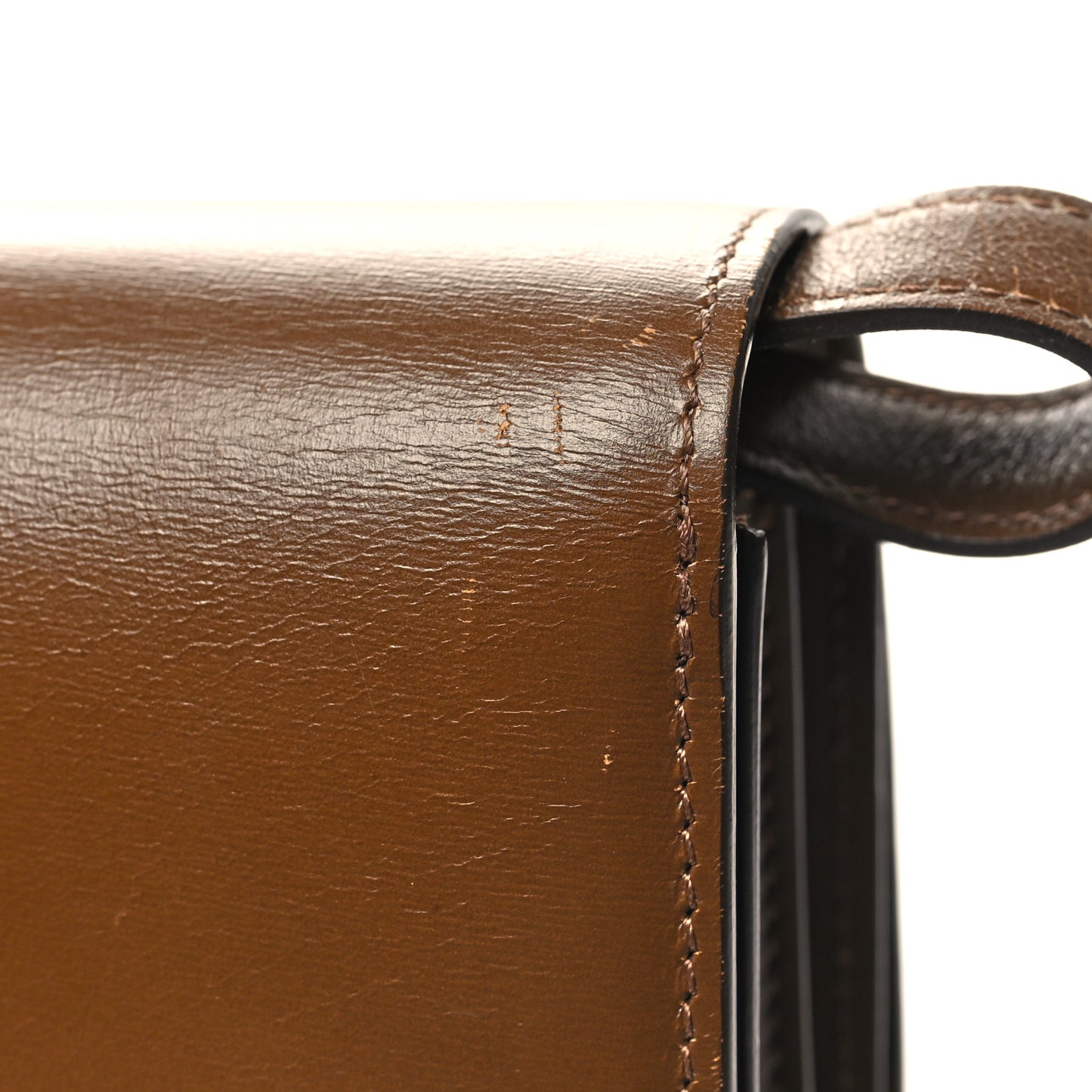 Box Calfskin Medium Classic Box Flap Bag Camel