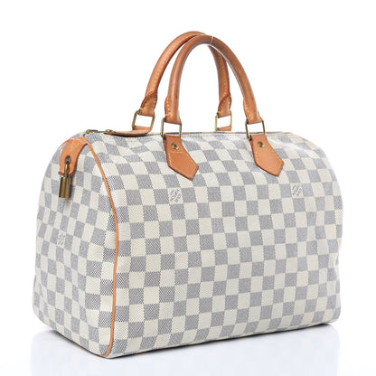 Louis Vuitton Damier Azur Speedy 30 3 of 16