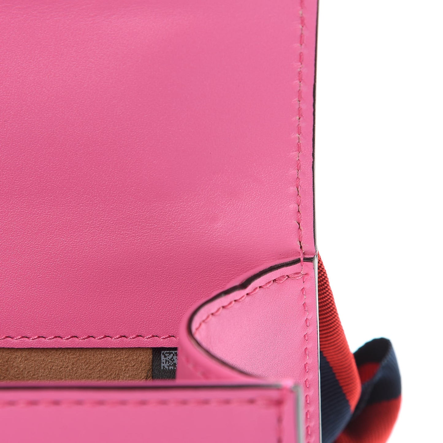 Vitello Fontanella Web Mini Sylvie Chain Shoulder Bag Pink Tropical Flower