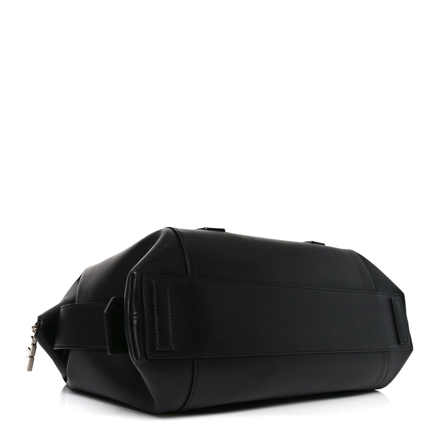 Smooth Calfskin Medium Antigona Soft Lock Duffle Bag Black