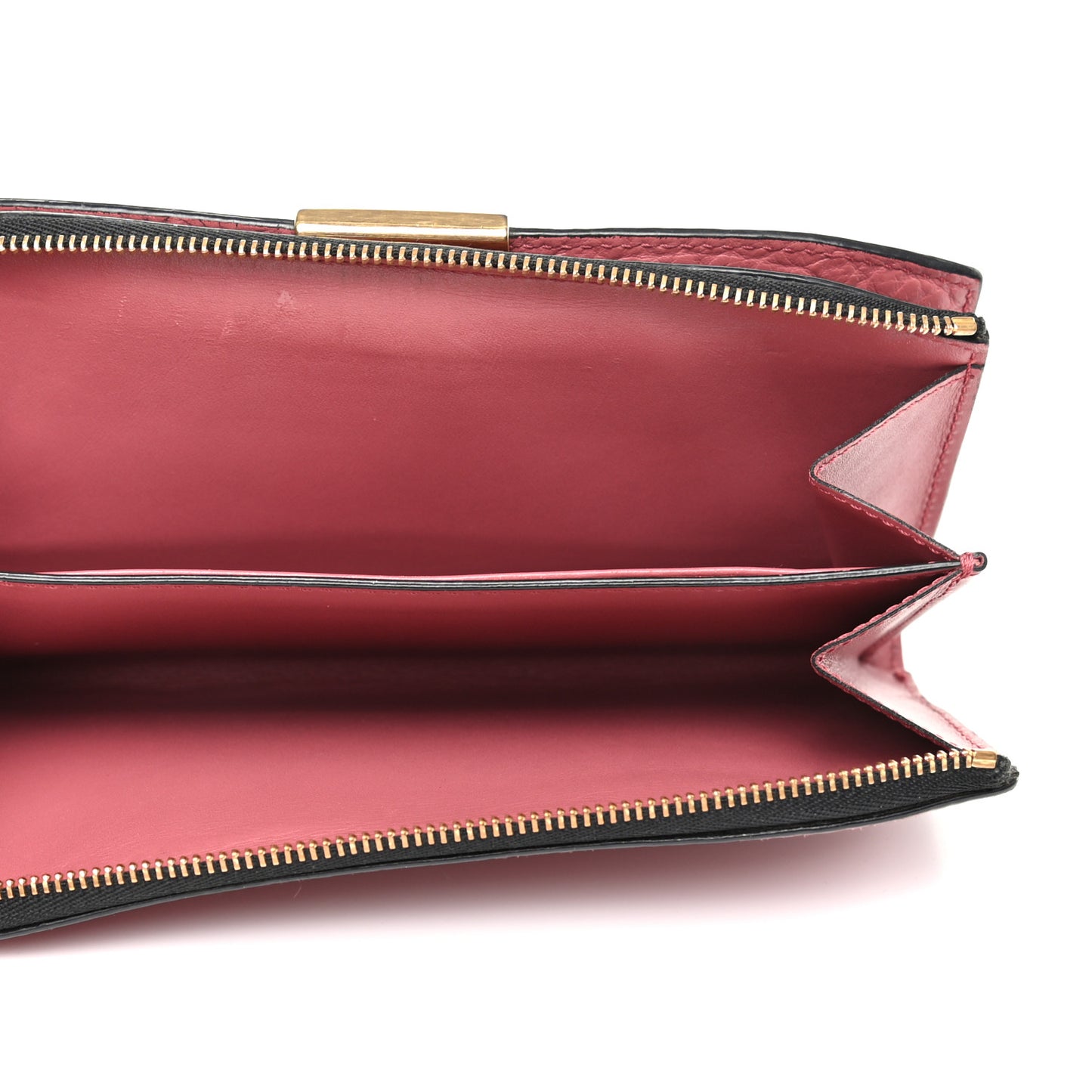Heritage Grain Alvington Continental Wallet Crimson Pink