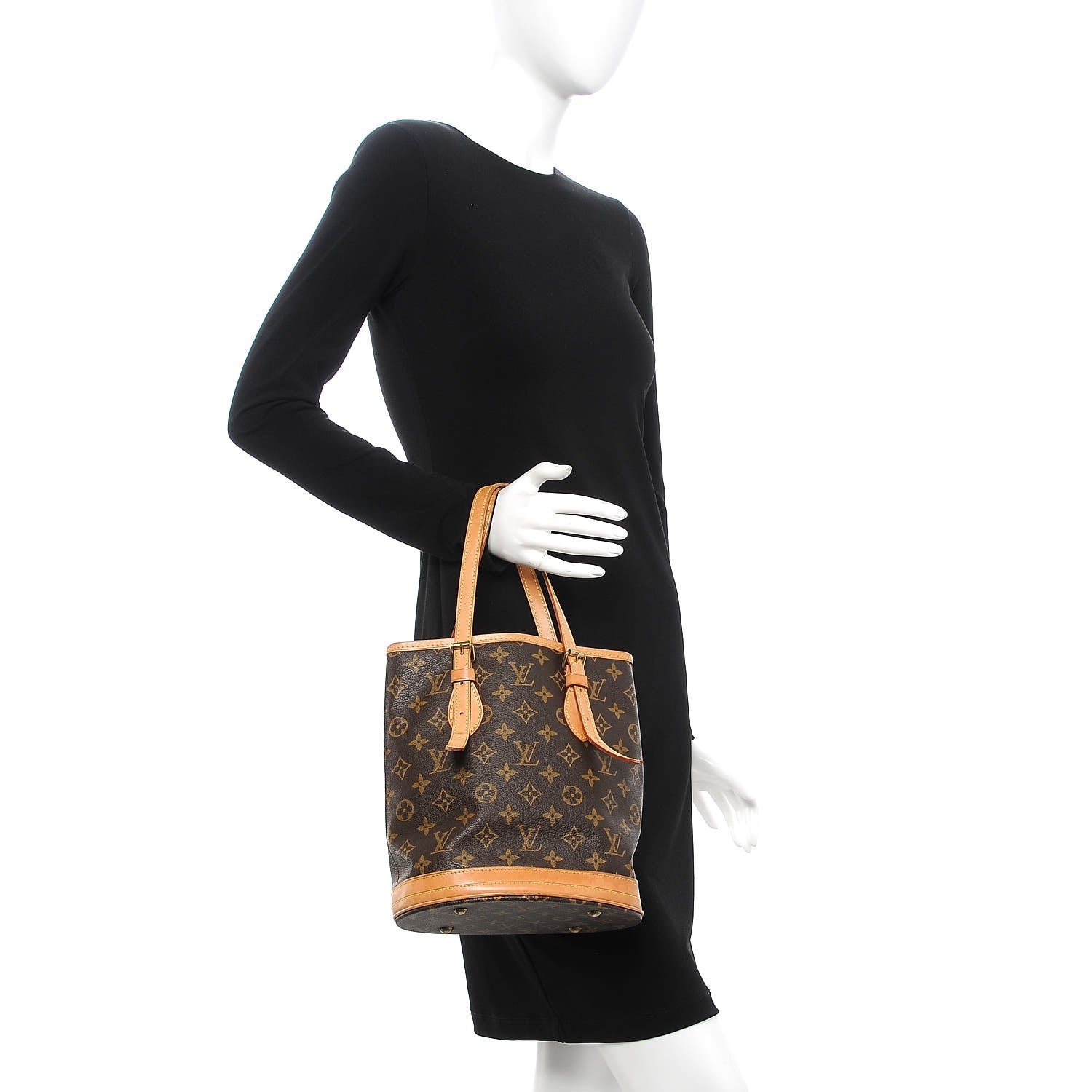 Louis Vuitton Monogram Petit Bucket 23 2 of 18