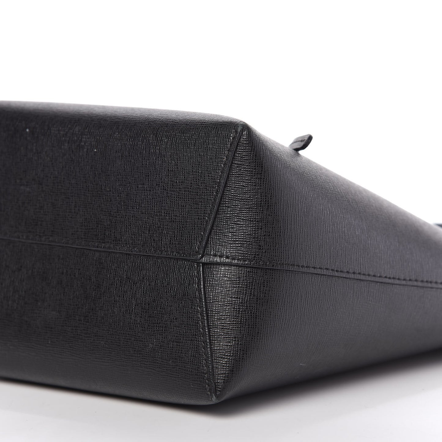 Saffiano Mini Bucket Bag Black