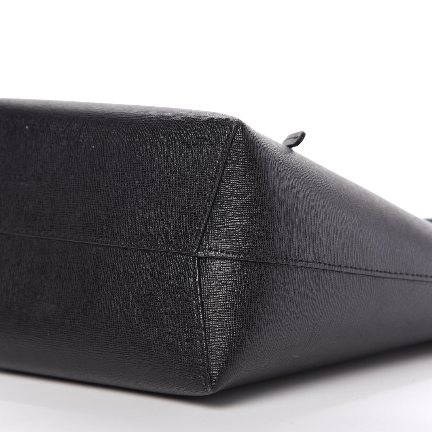 Mansur Gavriel Saffiano Mini Bucket Bag Black 7 of 10