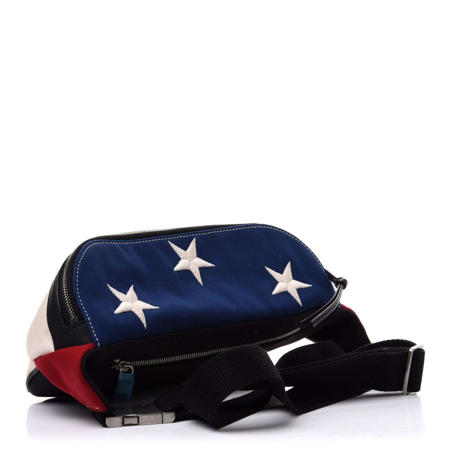 Canvas Classic Belt Bag Red Blue White