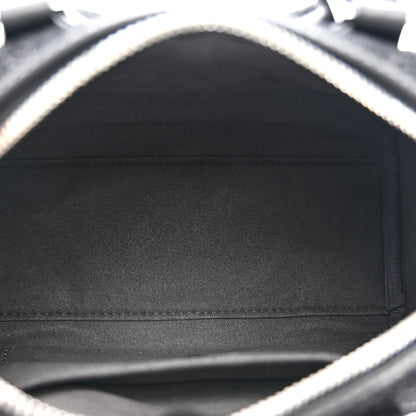 MCM Lauretos Lurex Jacquard Small Ella Boston Bag Black 5 of 10