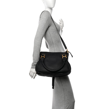Chloe Calfskin Medium Marcie Satchel Black 2 of 10