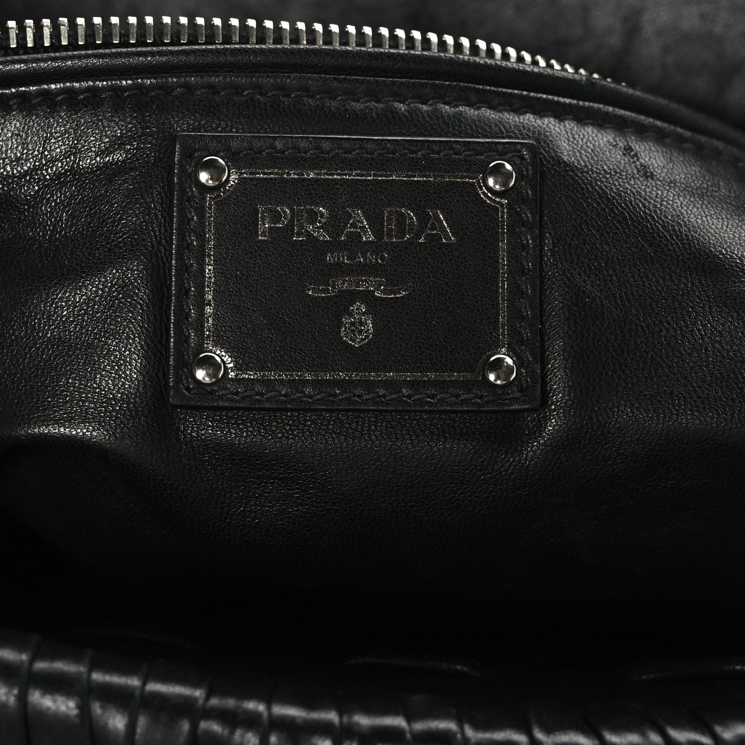 Prada Napa Knit Tote Corteccia 7 of 11