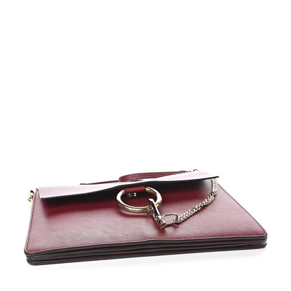 Chloe Calfskin Medium Faye Shoulder Bag Sienna Red 4 of 11